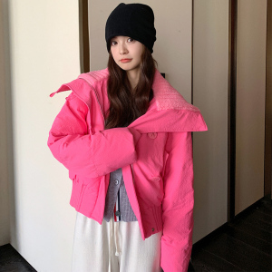新款现货！25冬季新款大翻领羽绒服浙宝180A/货号8857/p210控328图片