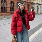 新款现货！23冬季短款立领加厚羽绒服/货号8859/p260控368，女装羽绒服，浙宝180A
