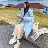 新款现货！韩版收腰中长款羽绒服浙宝180A/货号1830/p255控358，女装羽绒服，浙宝180A