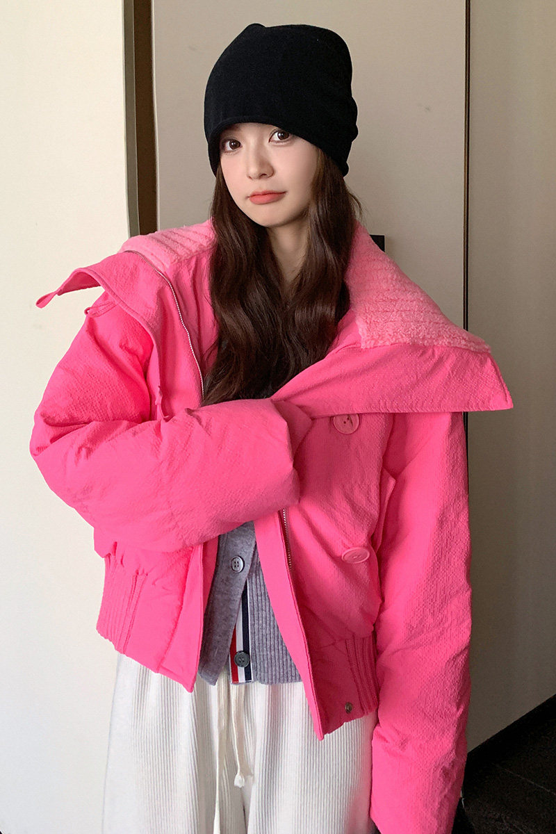 新款现货！25冬季新款大翻领羽绒服浙宝180A/货号8857/p210控328,女装羽绒服,浙宝180A