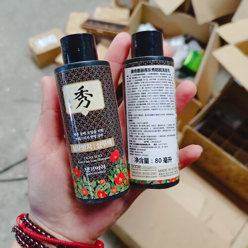 韩国进口院线级康绮墨丽得乐秀防脱洗发乳80ml 温和清洁滋养发根