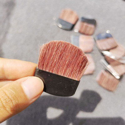 便携超薄马毛腮红刷扁型半