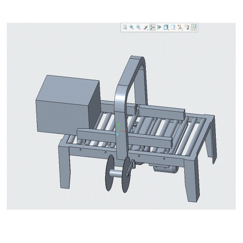 纸箱自动捆扎结构设计含三维PROE模型3D建模+CAD图纸+说明书