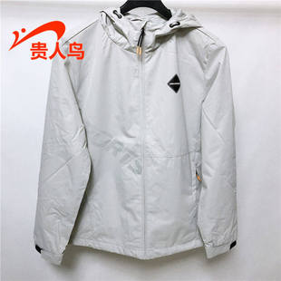 运动休闲加厚加绒风衣连帽外套B431V59 2023春新款 贵人鸟男装 正品