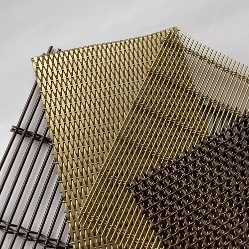 万保不锈钢编织装饰金属网屏风