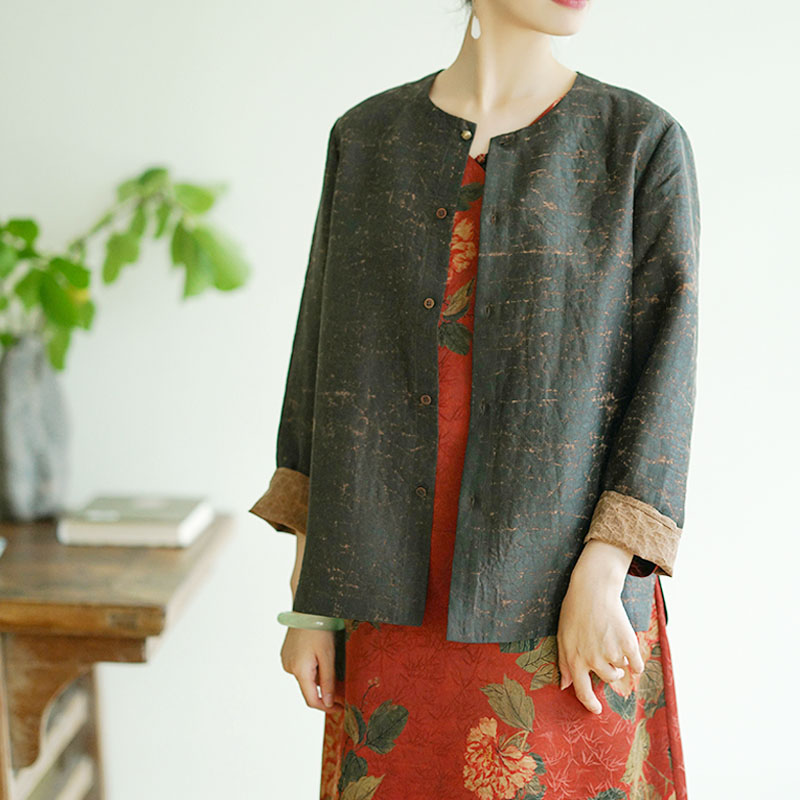 服装裁剪样板圆领开襟女衬衫纸样