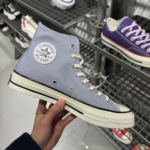 匡威Converse 1970s新款暮光紫高低帮男女同款休闲帆布鞋A16811C