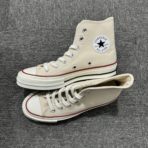 匡威converse 1970s米白色高帮帆布鞋男女休闲运动帆布鞋162062C