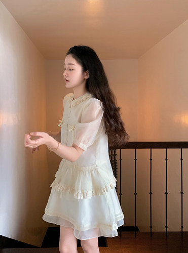 《羽翼》衬衣+半裙套装两件套