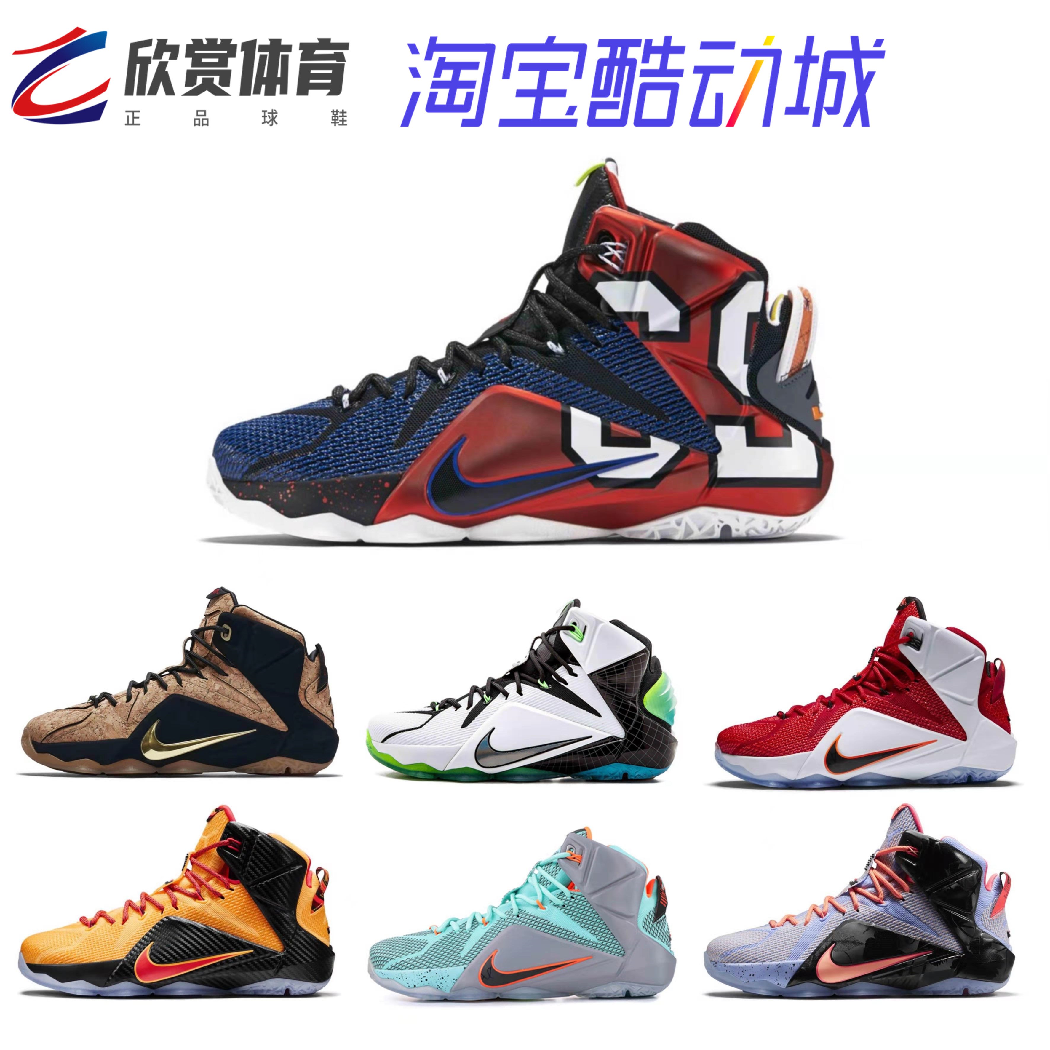 nike lebron12 lbj12耐克詹姆斯 实验室 全明星篮球鞋鸳鸯684593