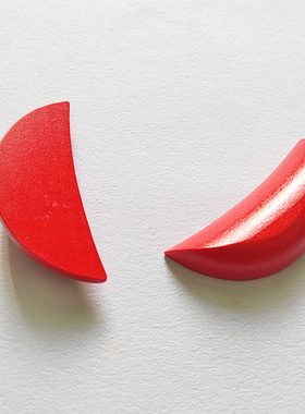 潮汕圣杯红色竹木卦杯圣卦贡杯茭杯信杯红圣杯摆件佛具胜杯圣杯