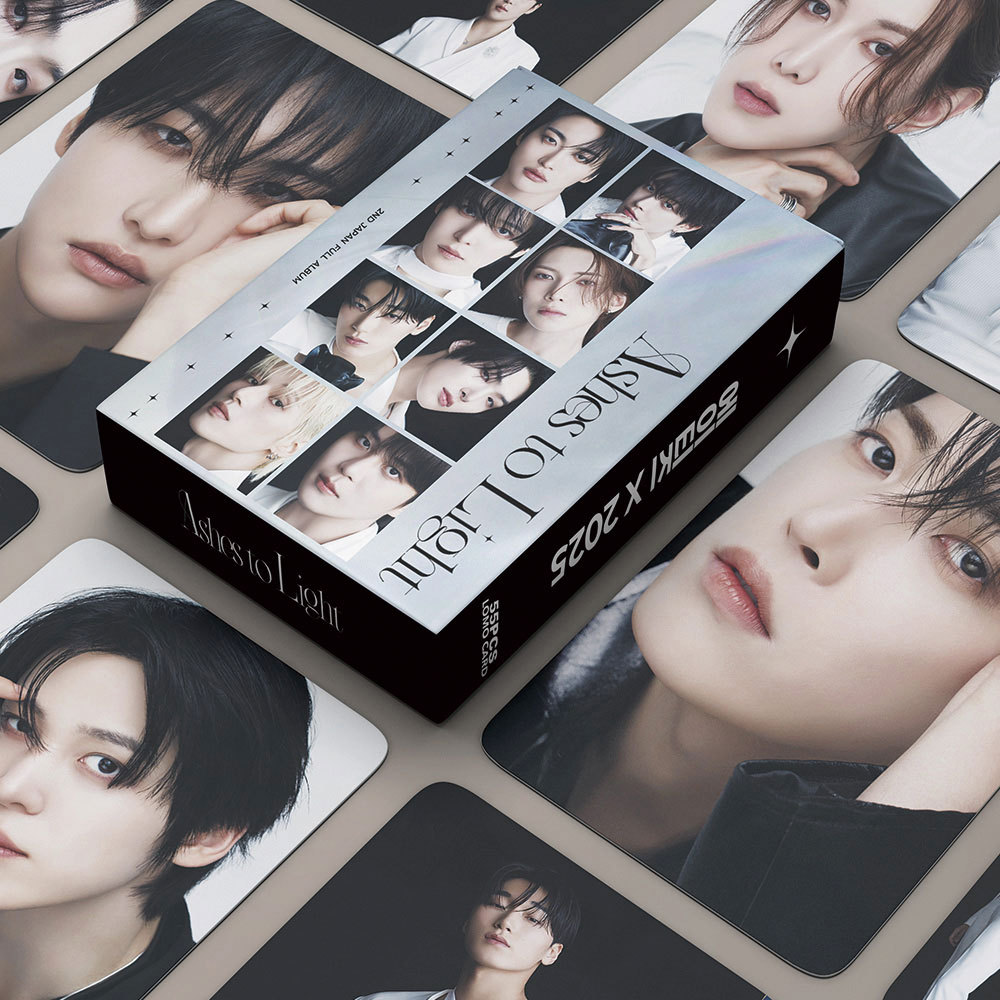 预售55张ATEEZ小卡 日专Ashes To Light卡片 金弘中朴星应援 礼物
