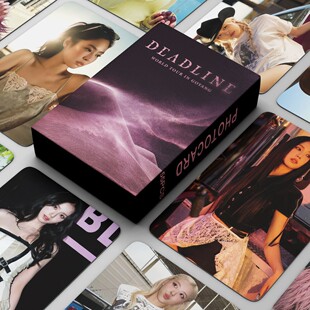 现货55张BP粉墨小卡DEADLINE演唱会卡片JISOO JENNIE LISA ROSE