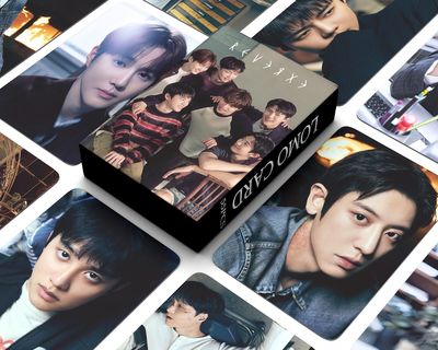 现货55张E团小卡REVERXE卡片张艺兴吴世勋边伯贤D.O周边自印礼物