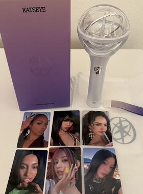 KATSEYE组合应援灯周边小卡 Lightsticks灯卡猫眼 Photocard自印