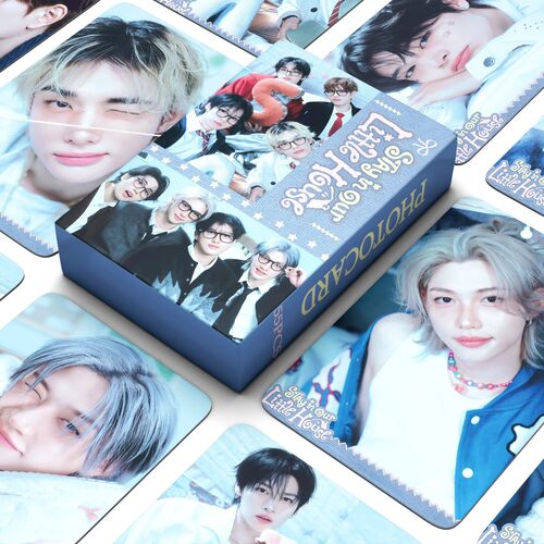 55张Stray Kids 6TH FANMEETING小卡FELIX BANGCHAN周边LOMO照