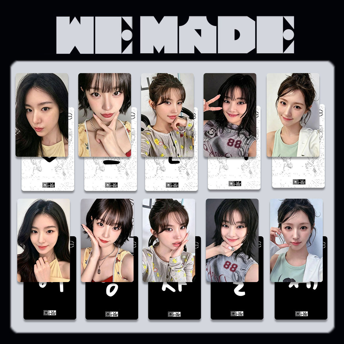 IDLE娃WE MADE周边特典小卡 k4幸运卡特典卡 I-dle宋雨琦自制礼物图片