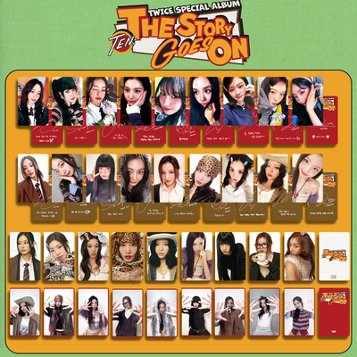 TWICE十周年十周年自印小卡礼物