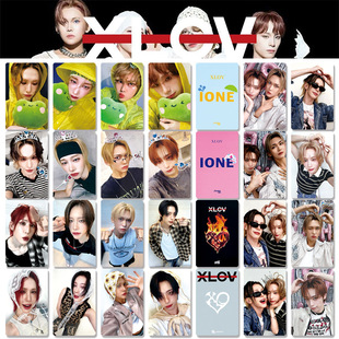 XLOV自印I ONE粉丝签售卡 特典卡 专辑卡 明信片 幸运卡 kpop周边