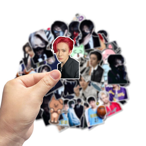 57pcsE团新专不干胶装饰贴ins