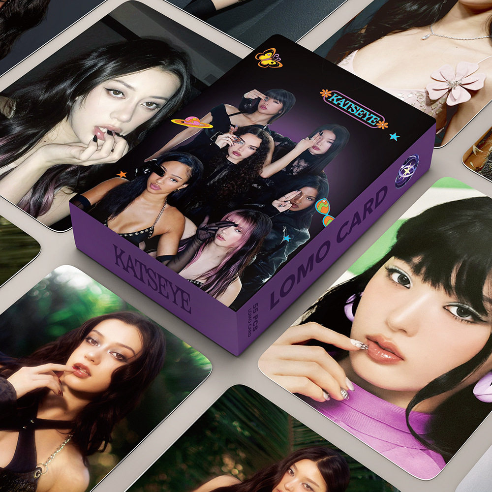 现货2026新款KATSEYE照片卡片 相册装饰纪念lomo卡辣妹海报明信片