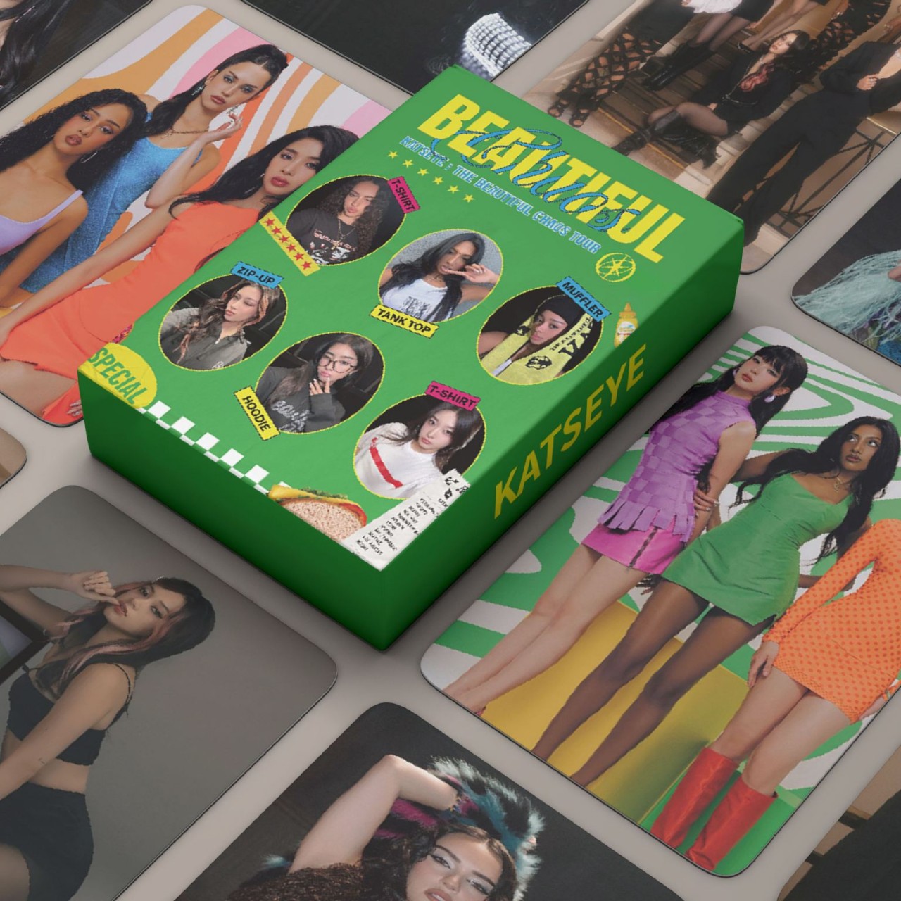 预售55张KATSEYE 2026小卡SOPHIA MEGAN DANIELA LOMO卡自印小卡