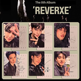 vision自印照片张艺兴ins EX欧回归REVERXE专周边小卡wvs特典卡Ex