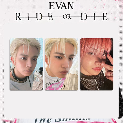 李羲承evan打歌卡 Ride or Die专Broadcast自制追星HEESEUNG小卡