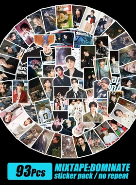 现货93pcs SK Mixtape : dominATE韩流电子专辑贴纸 李龙馥应援贴