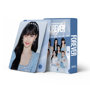 现货BM小怪兽卡片 55张韩流MONSTER LOMO CARDS FOREVE R单曲ins