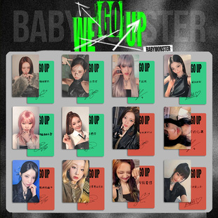 BABYMONSTER宝怪WE GO UP专辑JD中文卡背特典小卡 打歌卡特典自印