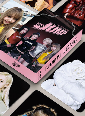 现货BP粉墨相册装饰纪念lomo卡回归专JUMP!照片卡片2025新卡ins