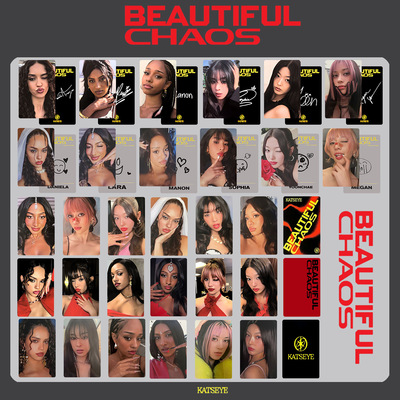 KATSEYE猫瞳小卡自印照片爱豆ins