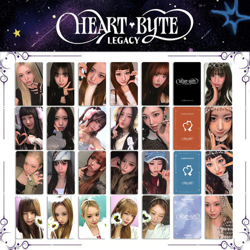 Heart Of Woman女团专辑LEGACY周边小卡 HOW特典小卡HEARTY自制照