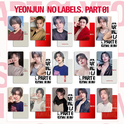 T团组合YEONJUN崔然竣NO LABELS: PART 01专辑周边小卡特典卡自印