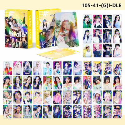 60张防刮膜ins小卡GIDLE女娃IDLE