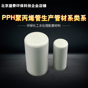 环保材料对焊PPH管帽外径25mm3/4寸DN20热熔对接外接pp-h堵头管堵