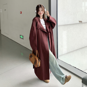 新品现货-安可拉红长款风衣-200-2483-p190-k298图片
