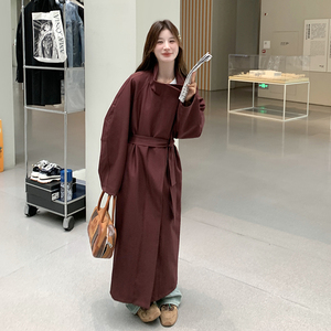 新品现货-安可拉红长款风衣-200-2483-p190-k298图片