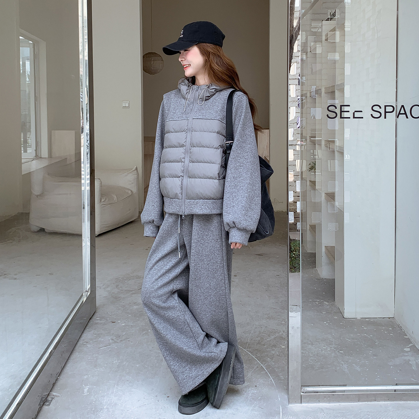 新品90绒套装-2D118-6185-P325-K438,女装套装/套裙,2D118