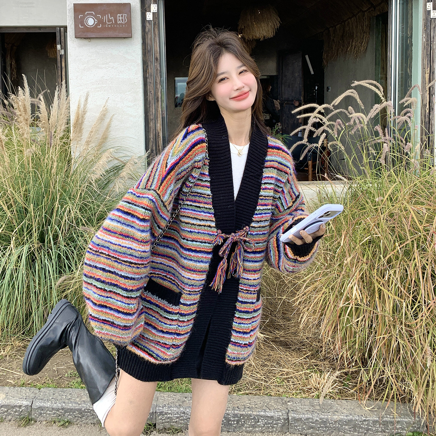 新品针织外套-2D118-6187-P150-K268，女装针织衫/毛衣，2D118