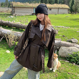 新品双色皮风衣-200-2470-p195-k298，女装皮衣，2D118