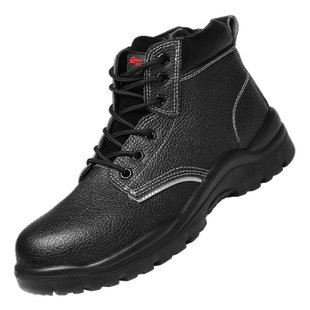 强人3515劳保鞋男冬季保暖安全鞋防砸防刺高帮工作鞋劳保棉鞋羊毛