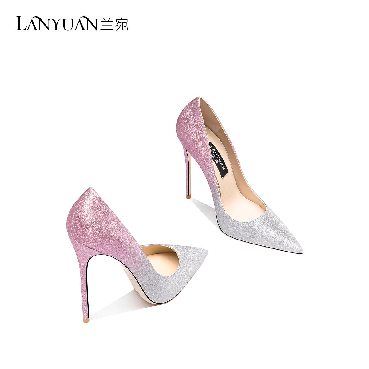 兰宛高跟鞋2024新款6-12CM