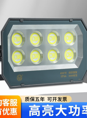 led投光灯户外泛光灯100W600W防水工程厂房马路灯球场照明专用