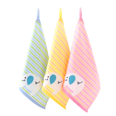 金号毛巾纯棉儿童全棉擦手巾挂式