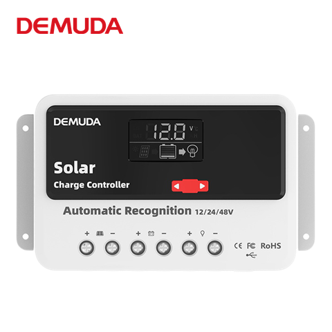 太阳能控制器全自动 通用型10A-60A12V24V太阳能板路灯充电控制器