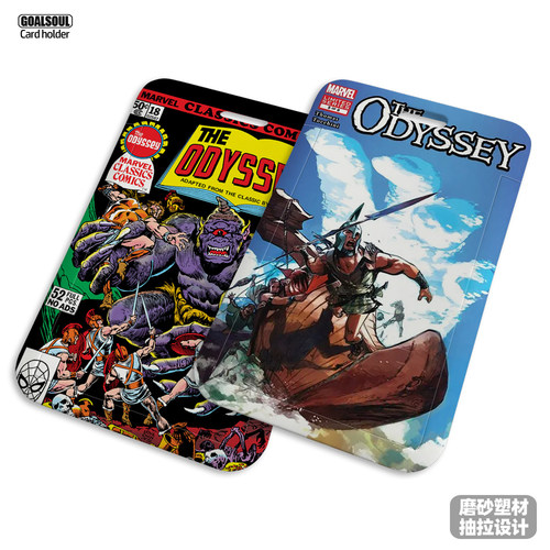 奥德赛ODYSSEY美式复古漫画 卡套 学生卡饭卡工牌证件磨砂保护套