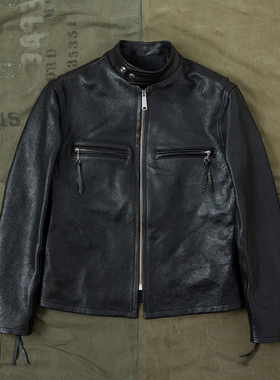 HDK(海觉）水洗7号全植马皮机车直拉beck 666 短款刀锋修身版型