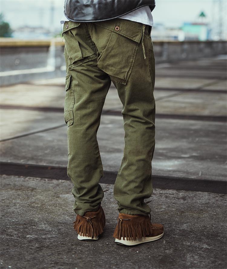 海觉不规则12oz高密度帆布军裤